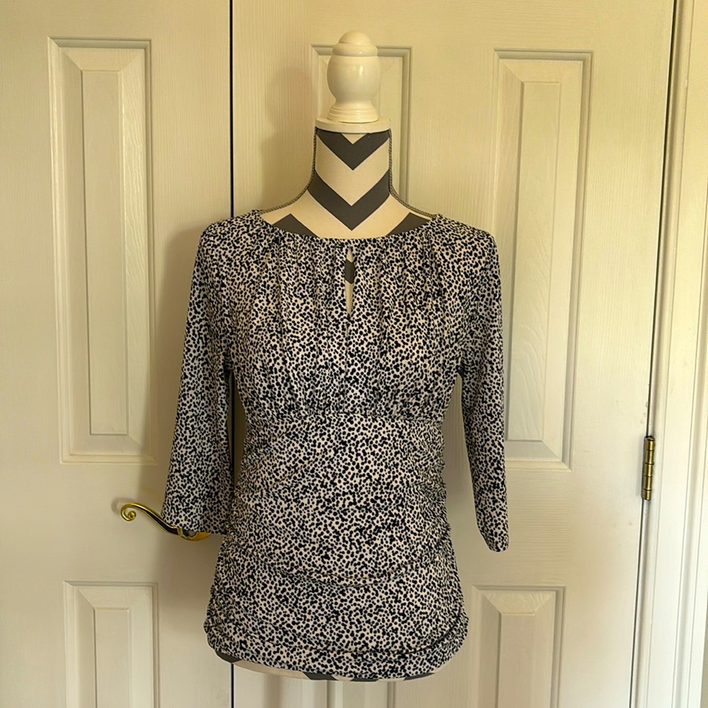 Ann Taylor Polka-Dotted Top